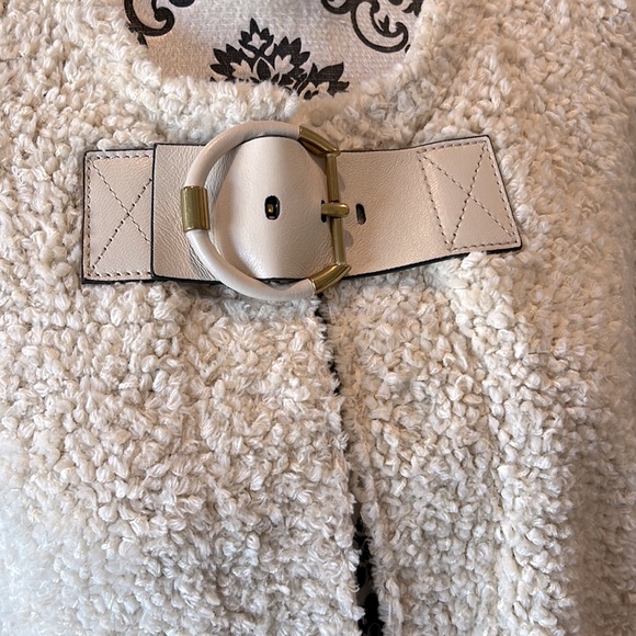 Tory Burch crème long sweater jacket - Picture 2 of 4